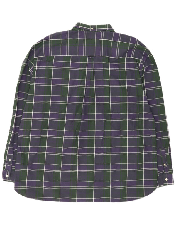 Lyle & Scott muška košulja 3XL tamnoplava karirana pamuk