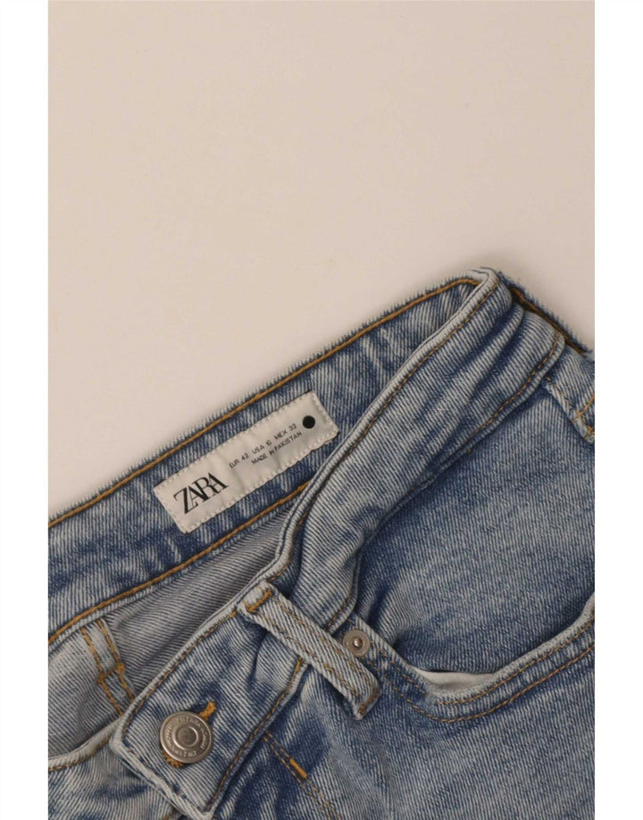 Zara ženske skraćene traperice EU 42 Large W32 L24 Plave