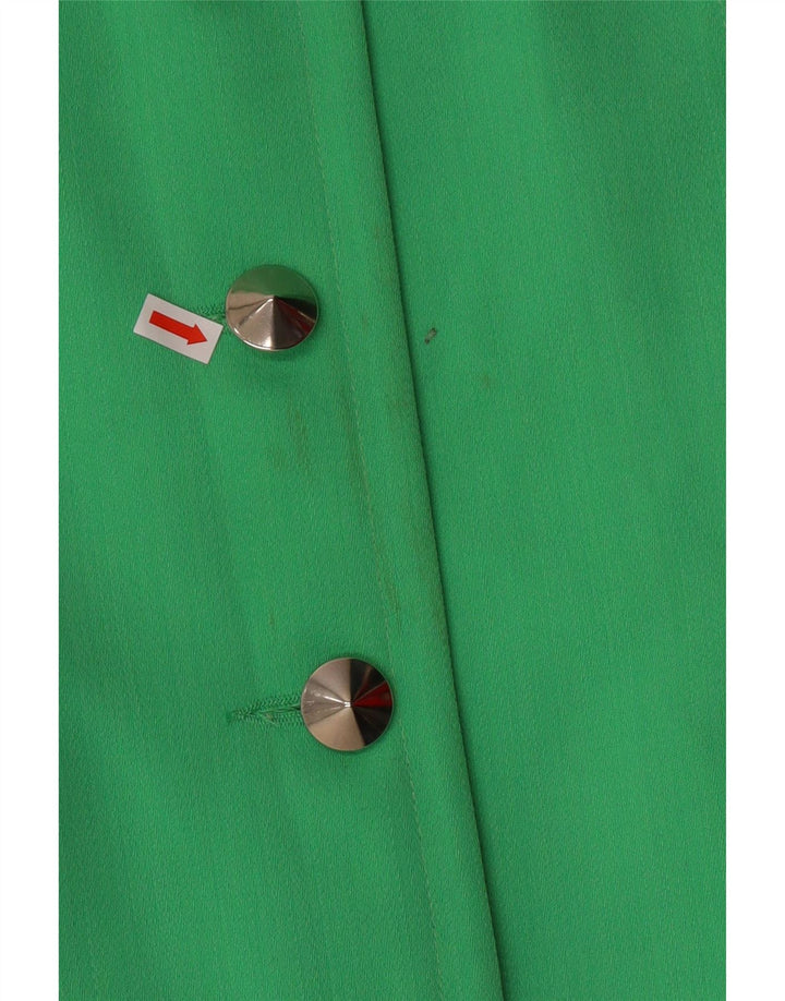 Michael H. Ženska jakna s 5 gumba UK 14 Srednje zelena klasična