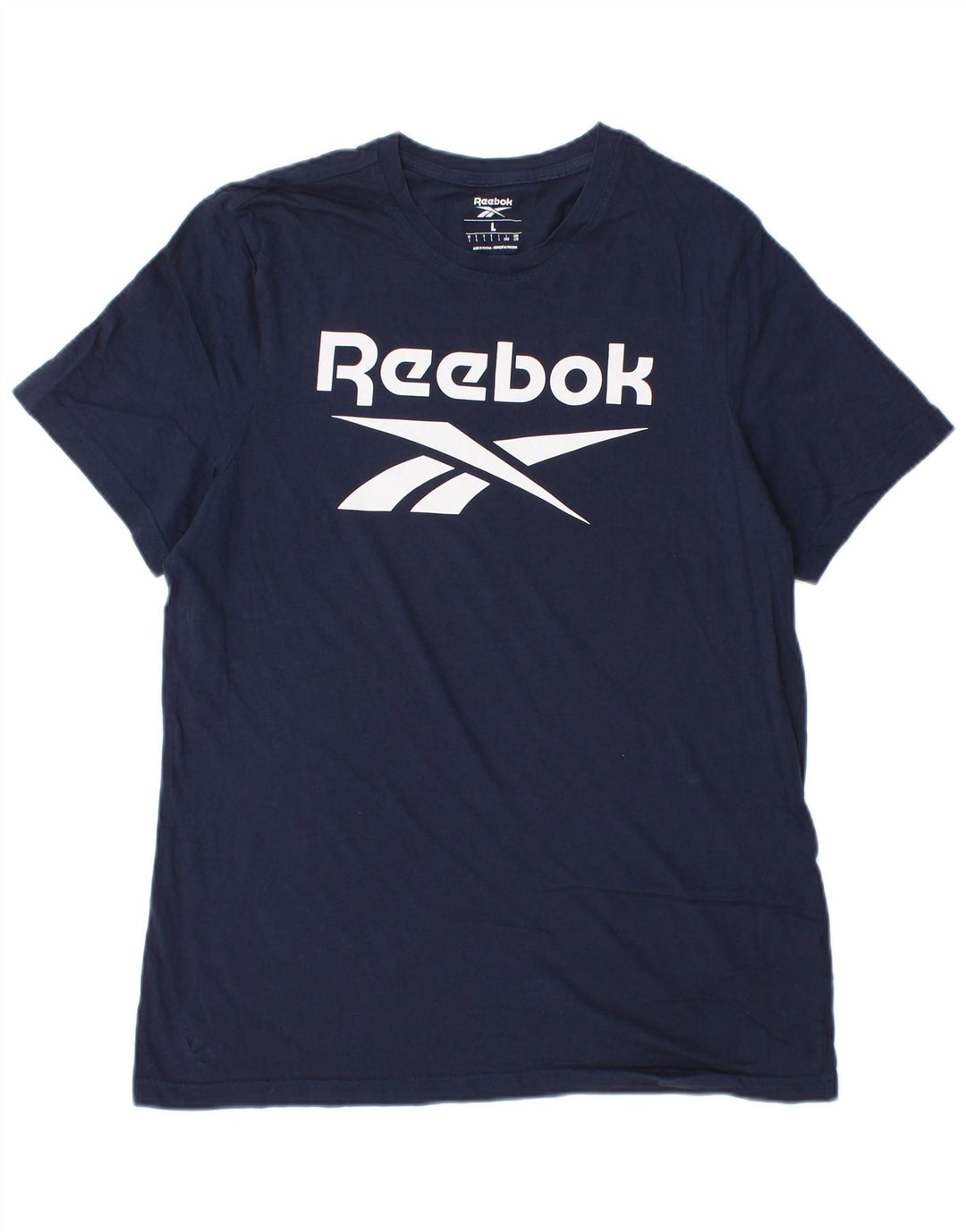 Reebok muška majica kratkih rukava s grafičkim motivima, veliki tamnoplavi pamuk