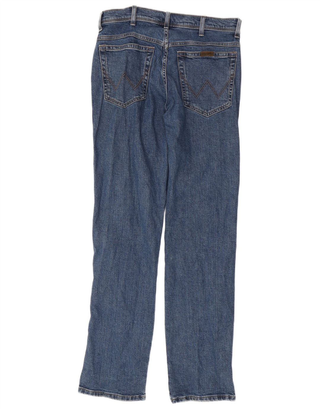 WRANGLER Muške ravne traperice regularnog kroja W33 L34 plavi pamuk