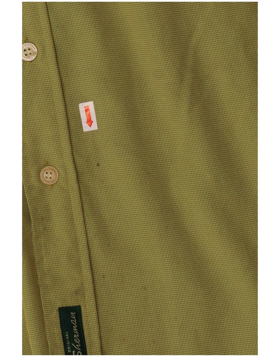 BEN SHERMAN Muška košulja XL Green Houndstooth