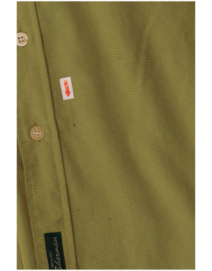 BEN SHERMAN Muška košulja XL Green Houndstooth