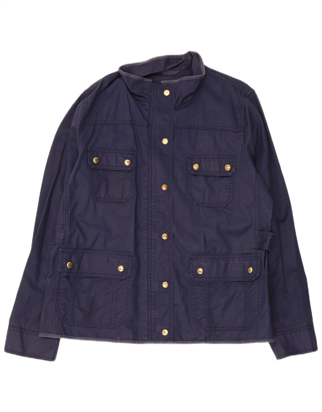 J. Crew Ženska pomoćna jakna UK 18 XL tamnoplavi pamuk