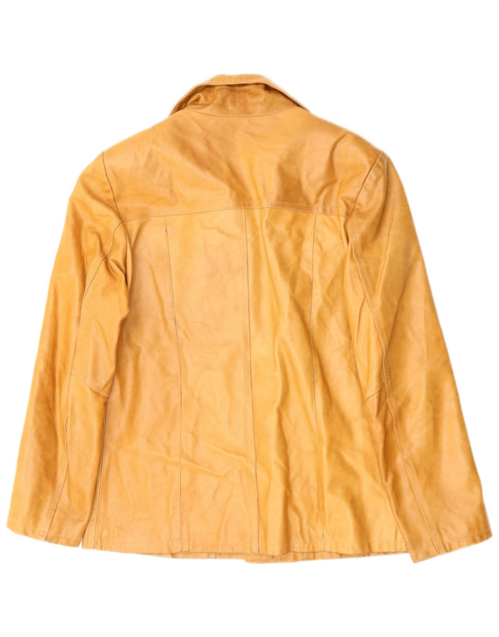 FERRONE ženska kožna jakna UK 16 velika smeđa koža