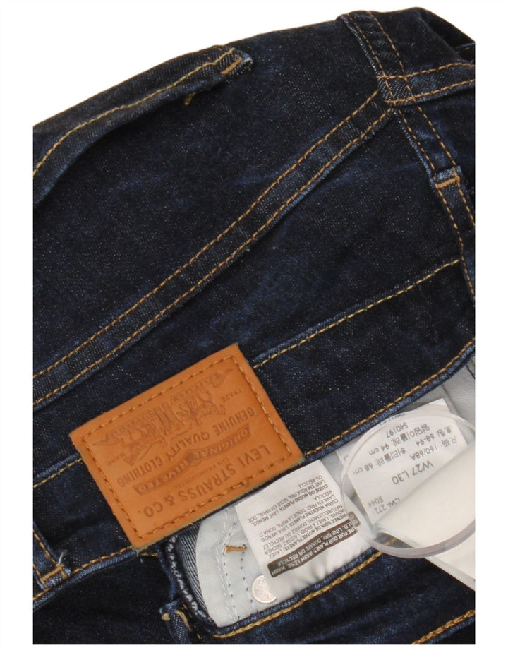 LEVI'S ženske uske traperice visokog struka 721 W27 L30 tamnoplavi liocel