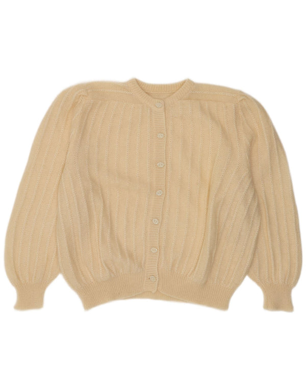 Vintage ženski kardigan džemper UK 18 XL bež