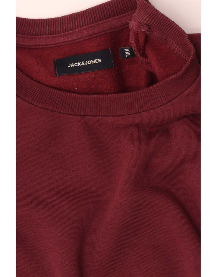 Jack & Jones muški džemper 2XL kestenjasti pamuk
