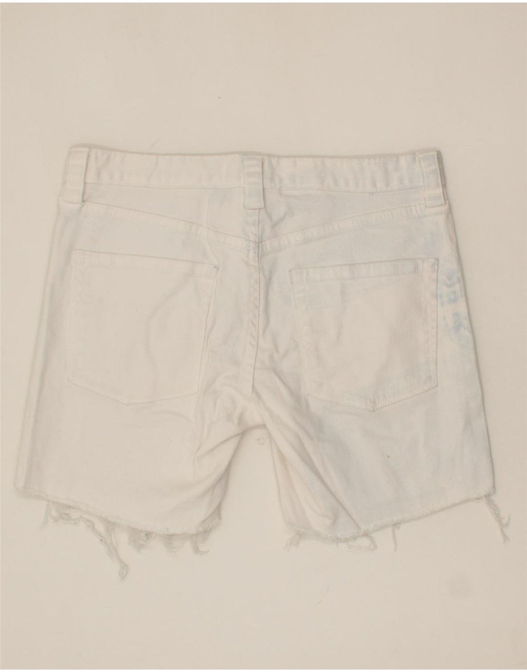J. CREW Womens Denim Shorts W30 Medium  White Cotton Vintage J. Crew and Second-Hand J. Crew from Messina Hembry 