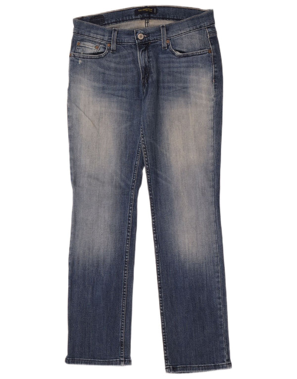 Levi's ženske 524 super niske ravne traperice US 9 srednje W30 L30 plavi pamuk