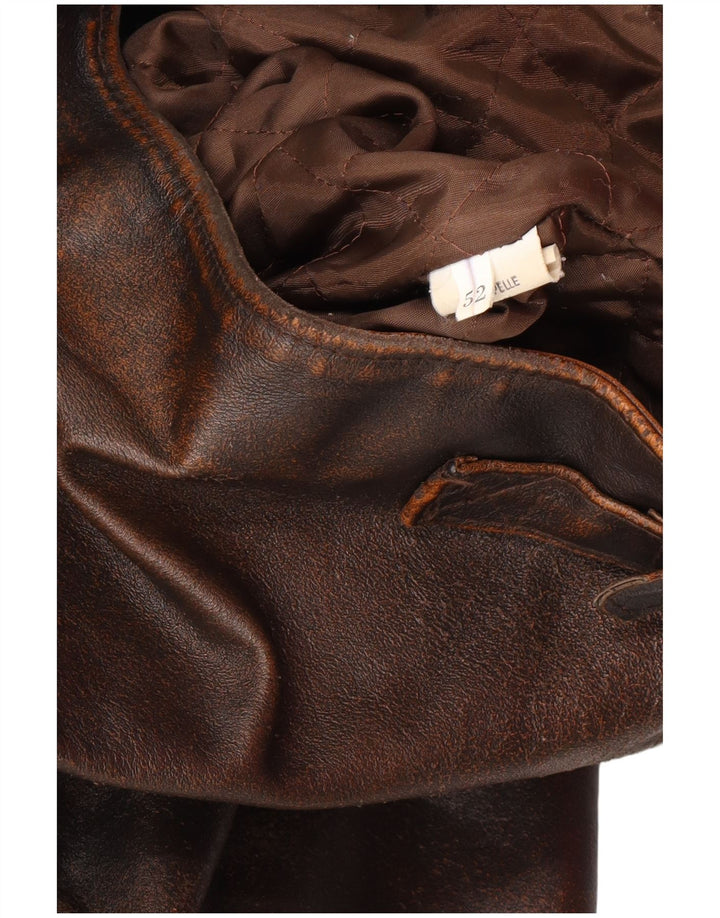 ALAN GORDON Muška kožna jakna IT 52 XL smeđa koža