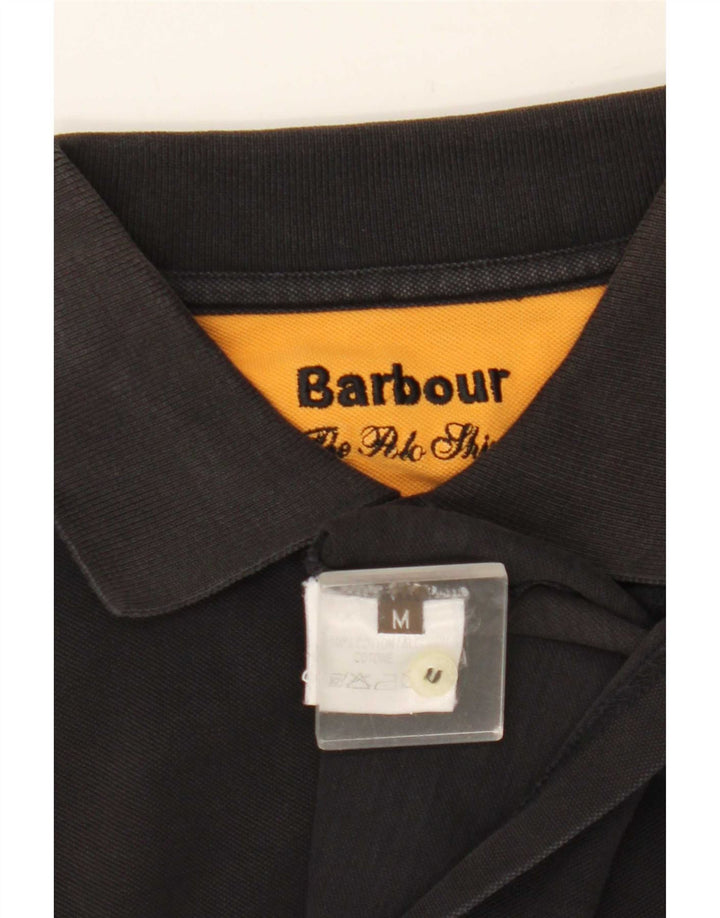 Barbour muška polo majica Medium Black Cotton