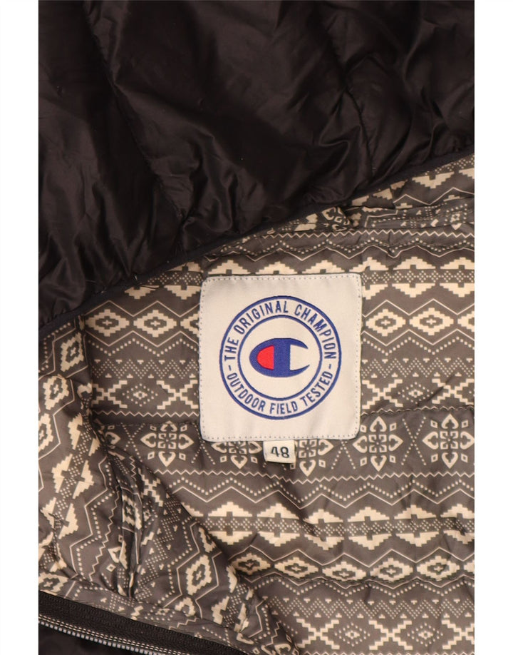 CHAMPION Ženska podstavljena jakna s kapuljačom IT 48 XL crni poliamid