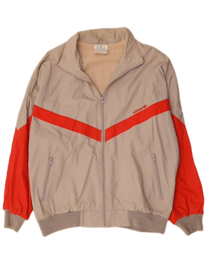 Adidas muška gornja jakna za trenirku IT 54 XL bež poliester u boji