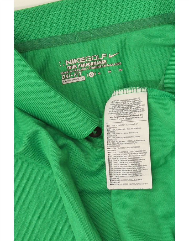 NIKE muška Dri Fit polo majica XL zeleni poliester