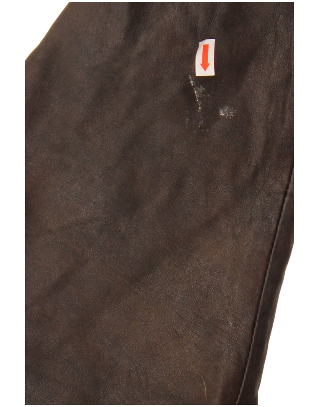 VINTAGE ženski kožni kaput s kapuljačom EU 38 srednje smeđa koža