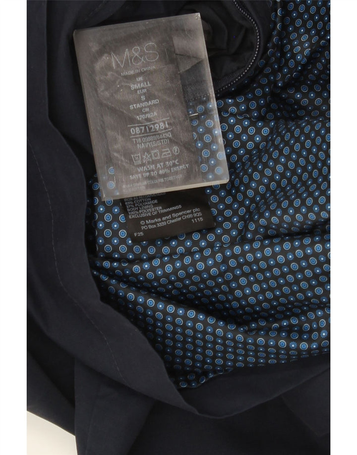 MARKS & SPENCER Muška bomber jakna UK 36 Mala mornarsko plava pamuk