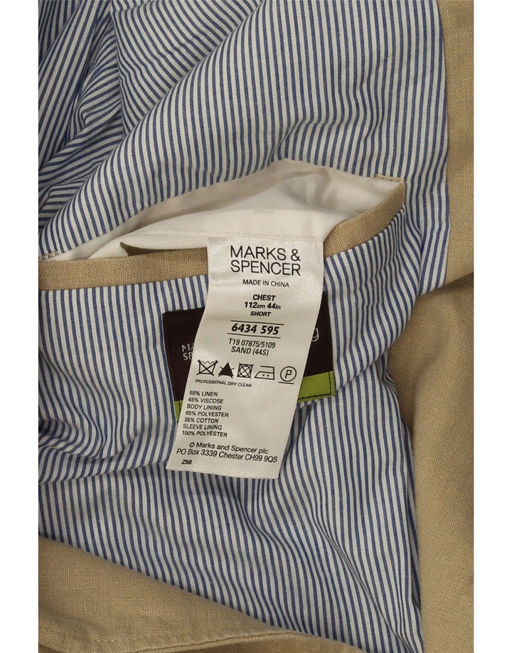 Marks & Spencer muška jakna sa 2 gumba UK 40 Large Beige Lan
