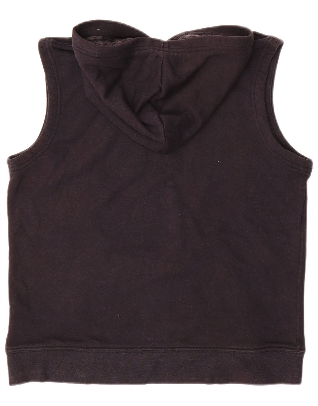 NIKE Boys Graphic Sleeveless Hoodie Džemper 10-11 Years Medium Black Pamuk