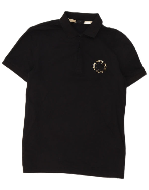 Hugo Boss muška polo majica standardnog kroja XS crni pamuk