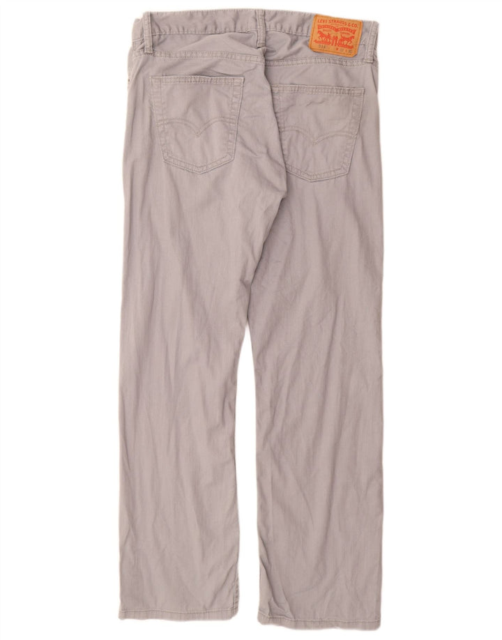 Levi's muške 514 ravne traperice W32 L30 sivi pamuk