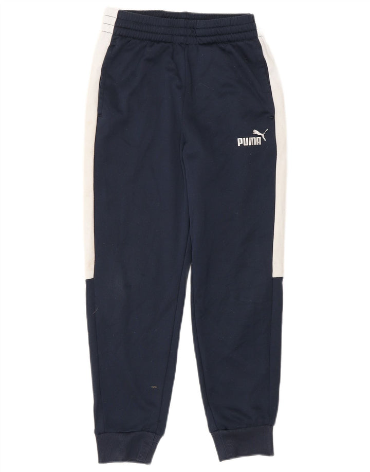 PUMA Trenirke Hlače Joggers 7-8 godina male tamnoplave