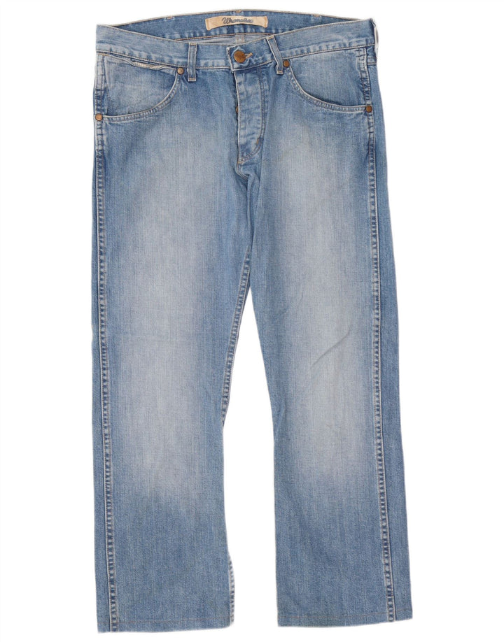 Wrangler muške ravne traperice Ace W33 L29 plavi pamuk