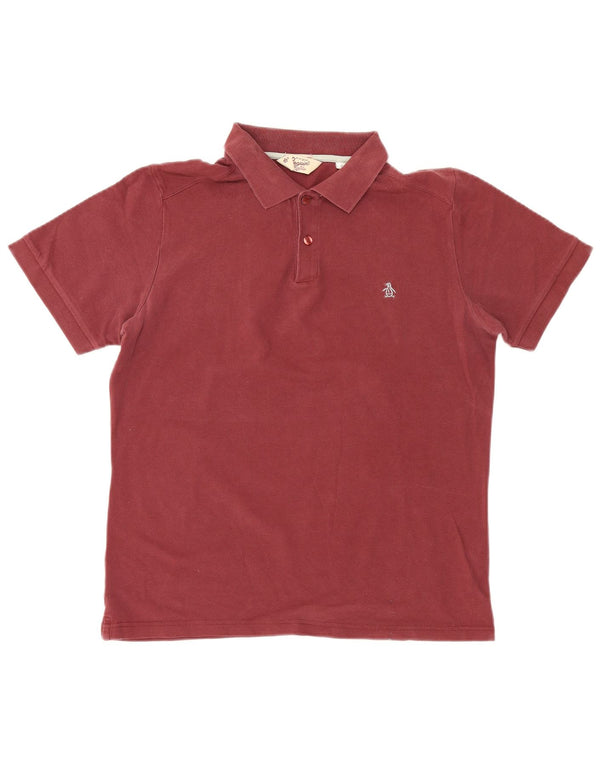 Penguin Heritage muška uska polo majica XL tamnocrveni pamuk