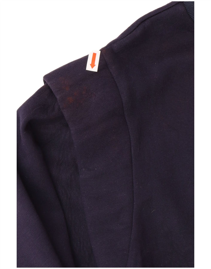 TED BAKER Ženska majica s kratkim rukavima prekomjerne veličine 1 XS tamnoplava viskoza