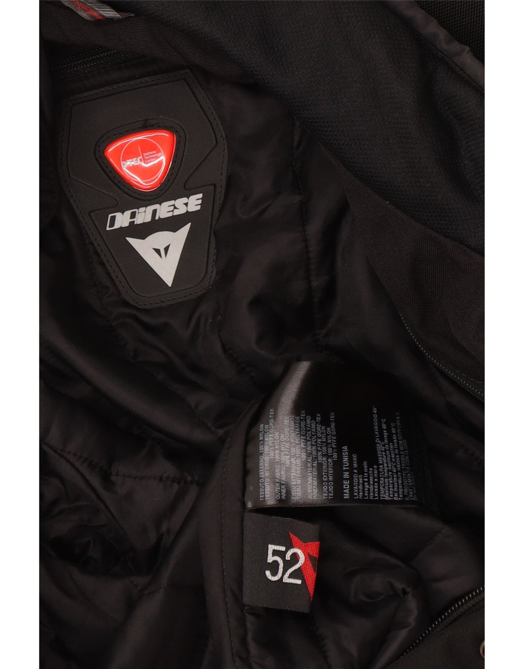 Dainese muška jakna Gore-Tex Graphic Racer EU 52 velika crna boja