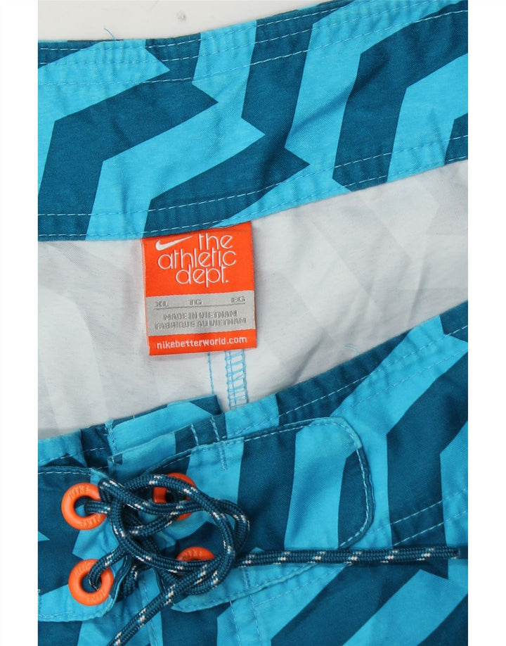 ADIDAS muške kratke hlače za kupanje XL plavi geometrijski poliester