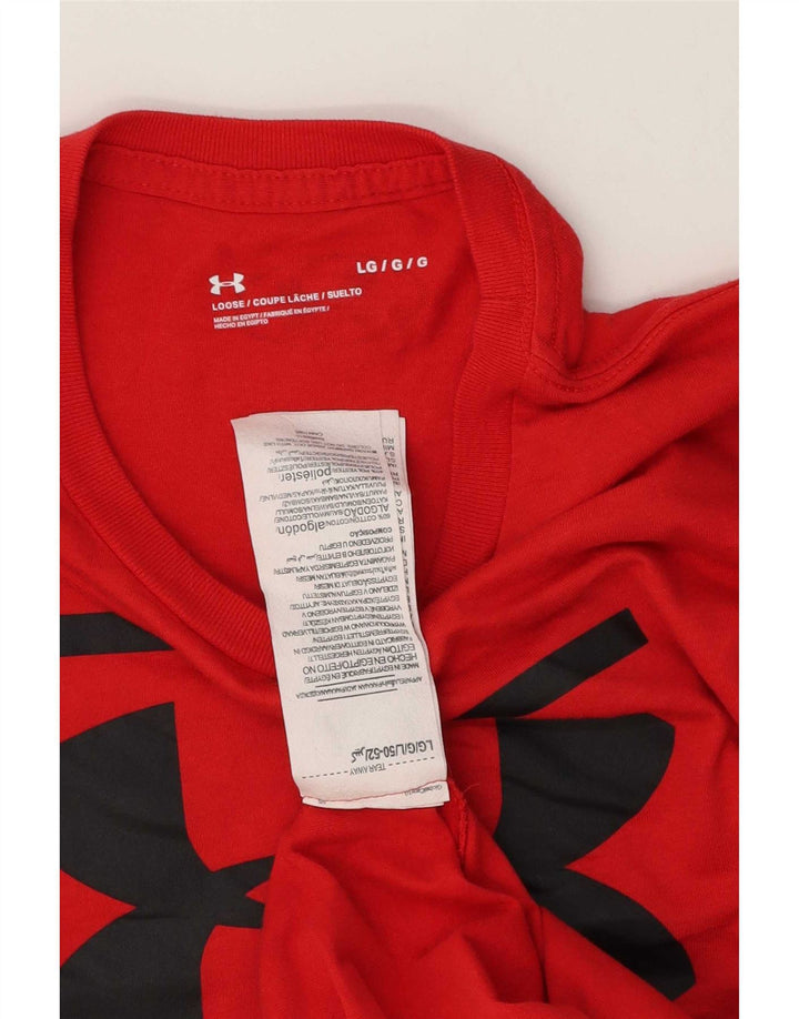 Under Armour muška majica s grafičkim motivima, veliki crveni pamuk