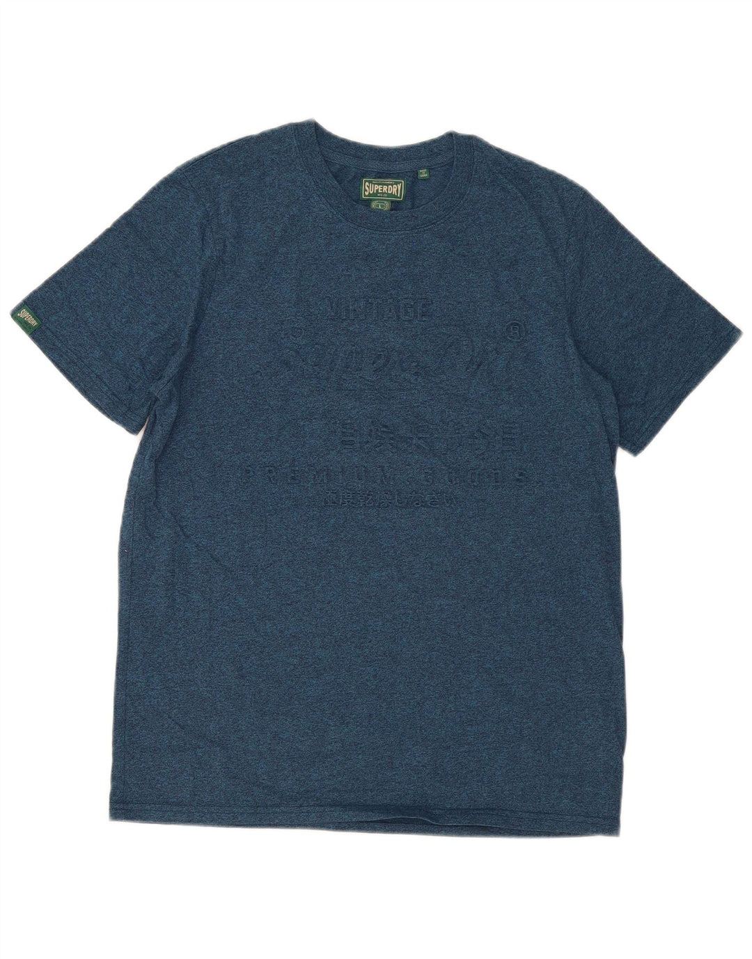 Superdry muška majica kratkih rukava s velikim plavim flekama