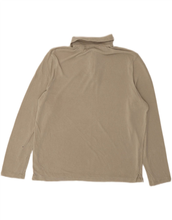 Zara muška polo majica dugih rukava srednje siva