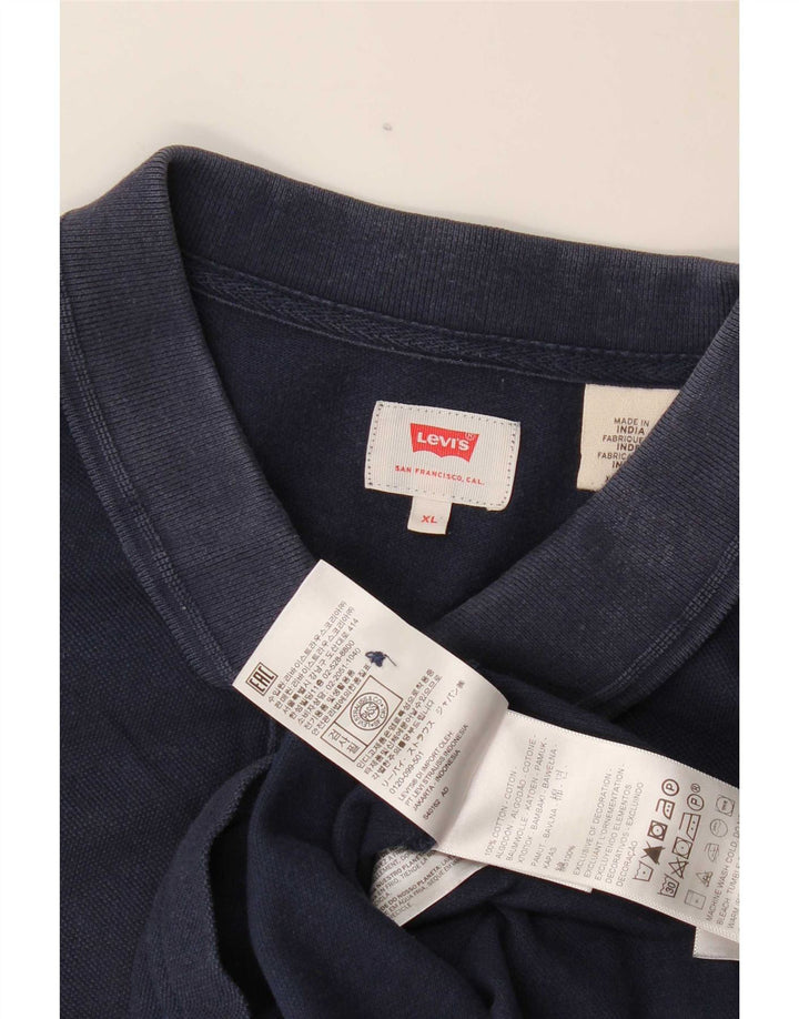 Levi's muška polo majica XL tamnoplavi pamuk