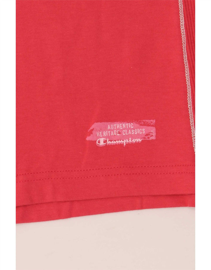 Champion Ženski Heritage Classics Vest Top UK 14 Large Red Colourblock