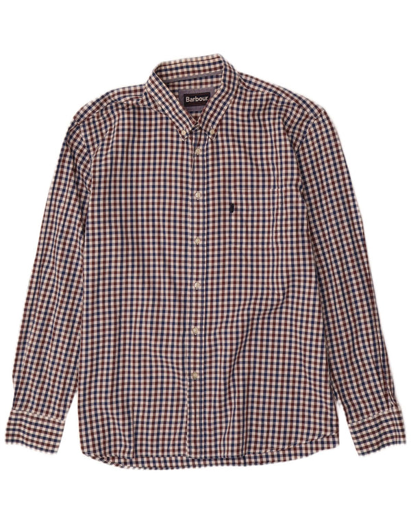Barbour muška košulja 2XL plavi pamuk od ginghama