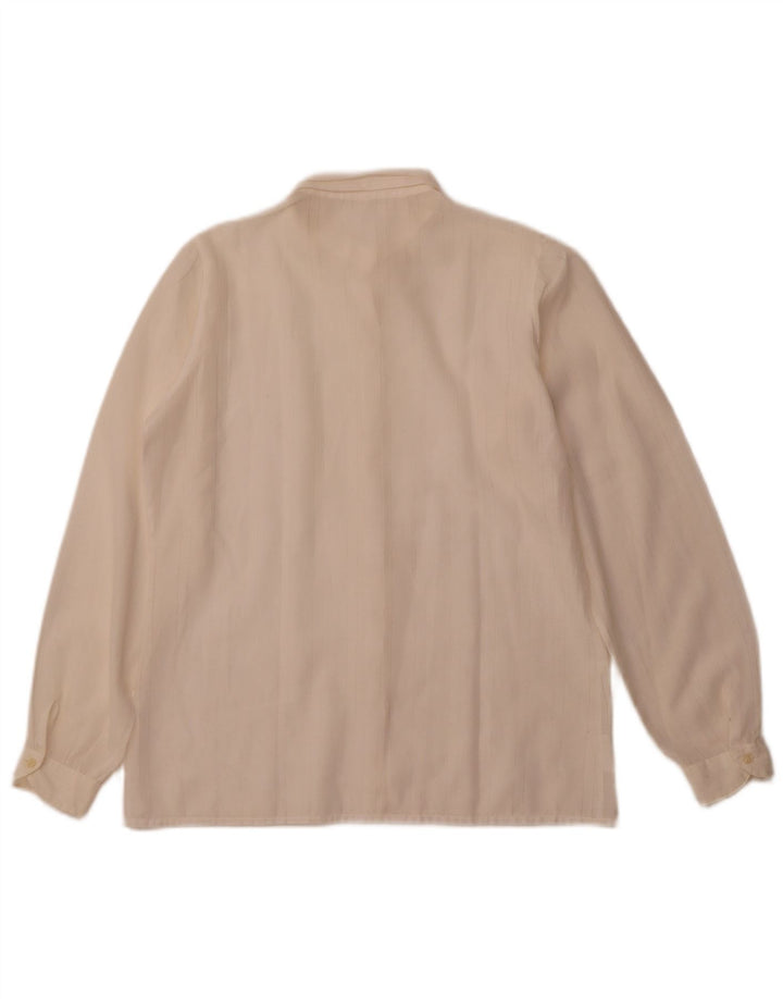 VINTAGE Ženska košulja bluza IT 42 srednje bijele pruge