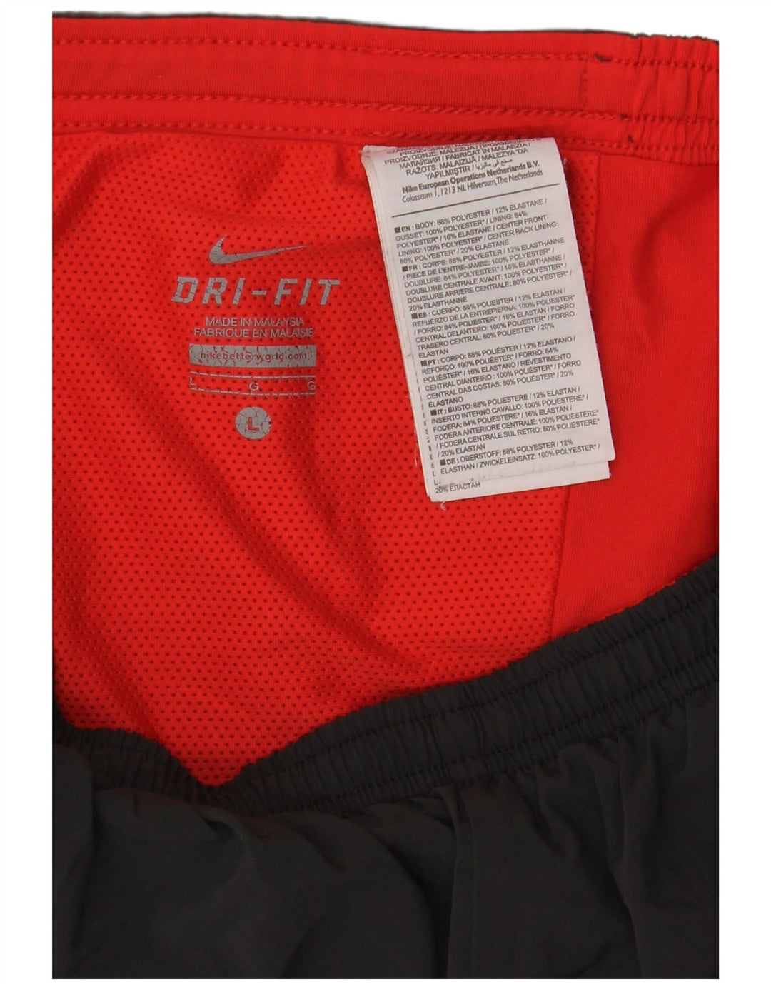Nike muške Dri Fit sportske kratke hlače, veliki crni poliester