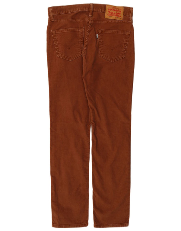 Levi's muške 511 uske hlače od samta W30 L30 smeđi pamuk