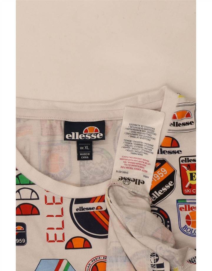 ELLESSE Muška majica kratkih rukava s grafičkim motivima XL, višebojni pamuk