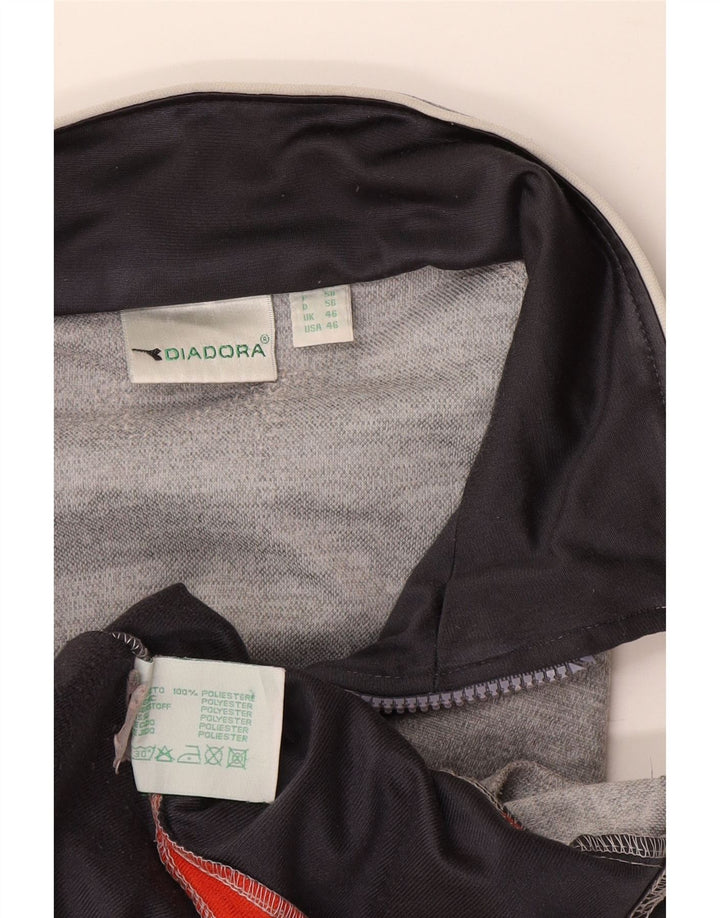 Diadora muška gornja jakna za trenirku UK 46 XL sivi poliester u boji
