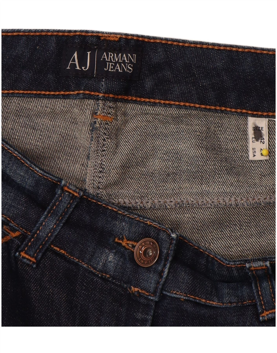 Armani ženske traperice s bootcutom W28 L31 tamnoplave