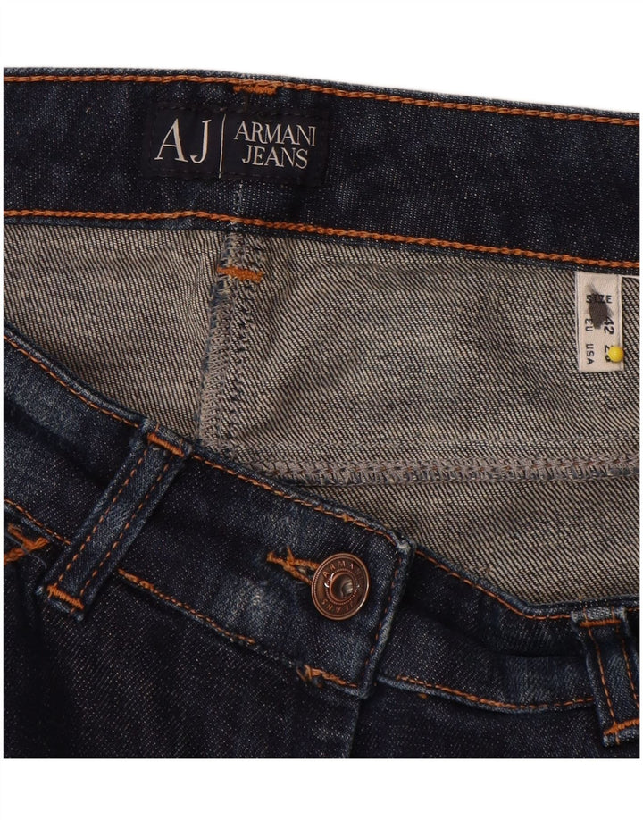 Armani ženske traperice s bootcutom W28 L31 tamnoplave
