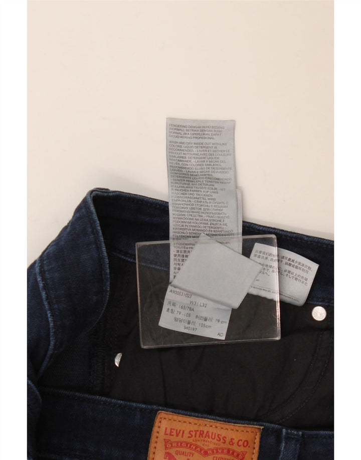 LEVI'S Ženske 712 uske traperice W31 L32 Plavi pamuk