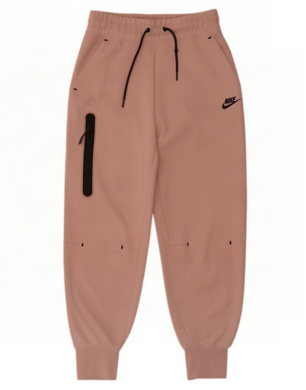 Nike Ženske trenirke Hlače Joggers UK 8 Small Pink Cotton