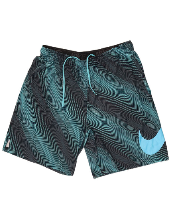 Nike muške grafičke sportske kratke hlače 2XL tirkizne pruge