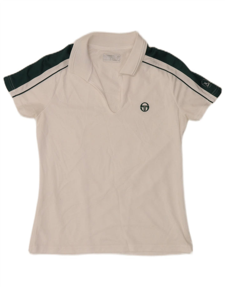 SERGIO TACCHINI ženska polo majica UK 12 srednje bijele boje