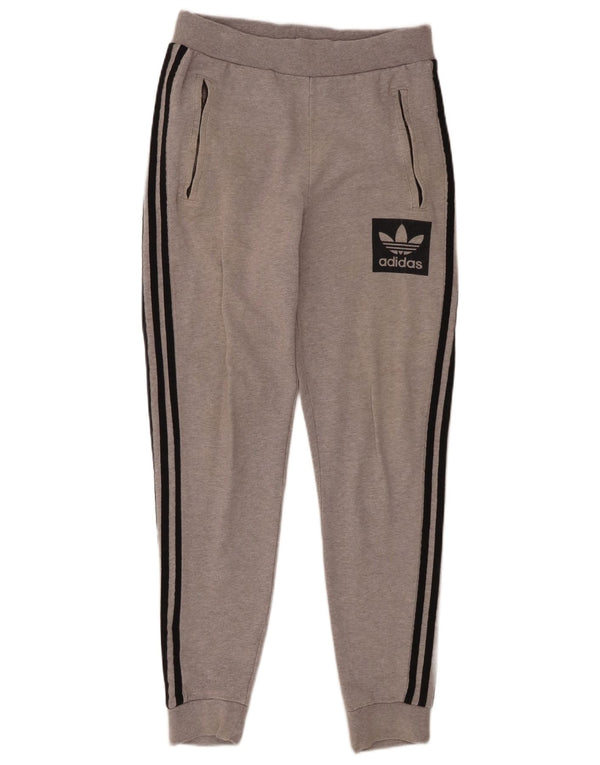Adidas muške grafičke trenirke hlače Joggers XS sivi pamuk