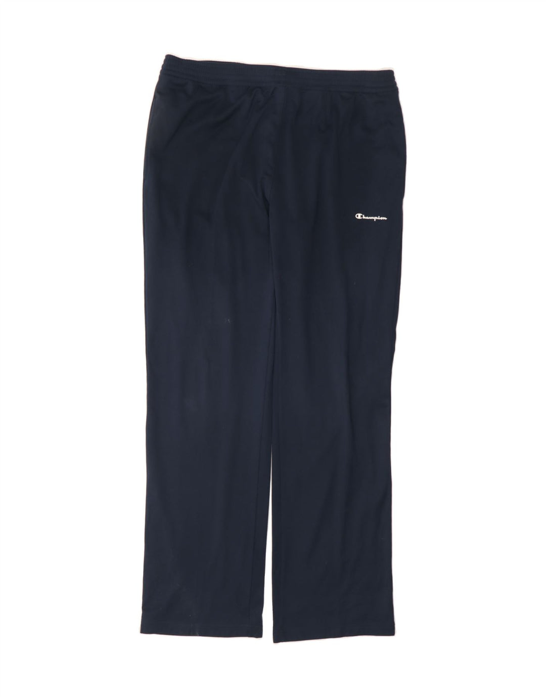 CHAMPION Mens Tracksuit Trousers Large  Navy Blue Polyester Vintage Champion and Second-Hand Champion from Messina Hembry 